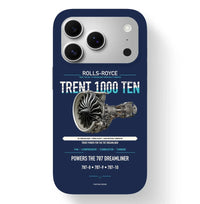 Thumbnail for TRENT 1000 TEN Case design on navy blue iphone case