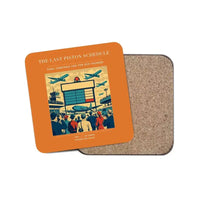 Thumbnail for The Last Piston Schedule - Designed Coasters design on orange 1-piece