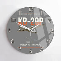 Thumbnail for KB-29P SUPERFORTRESS design on gray no frame wall clock