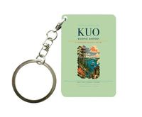 Thumbnail for Kuopio Airport (KUO) design on light green key chain
