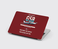 Thumbnail for Beechcraft Baron G58 design on dark red MacBook case