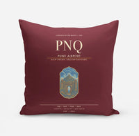Thumbnail for Pune Airport PNQ - Dark Red