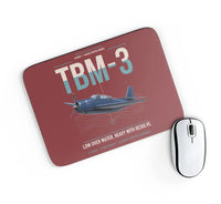 Thumbnail for TBM-3 Avenger design on dark red rectangle mouse pad