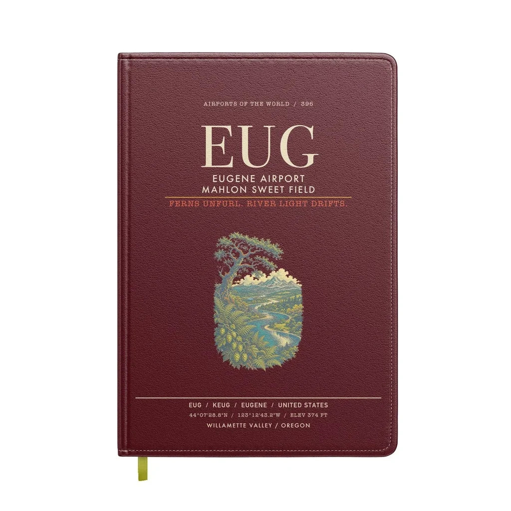 Eugene Airport Mahlon Sweet Field EUG - Dark Red