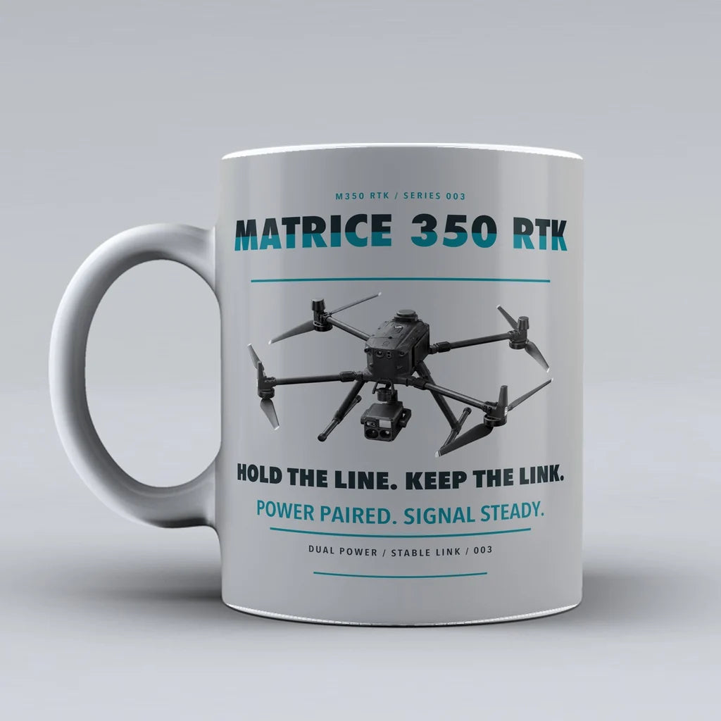 Matrice 350 RTK Mug design on light gray dji