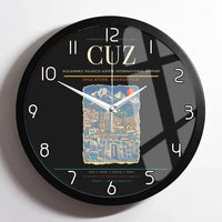 Thumbnail for Alejandro Velasco Astete International Airport CUZ Wall-Clock Framed - Black