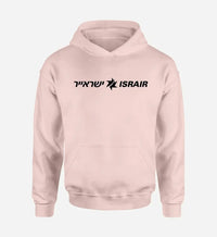 Thumbnail for Israir Airlines logo printed on pink hoodie
