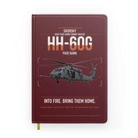 Thumbnail for Sikorsky HH-60G Pave Hawk design on dark red notebook