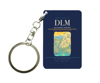 Thumbnail for Dalaman Airport DLM Key Chain design on navy blue key chain