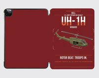 Thumbnail for Bell UH-1H Iroquois design on dark red ipad tablet case