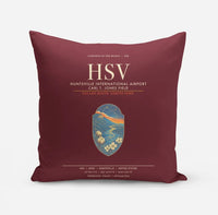 Thumbnail for Huntsville International Airport HSV - Dark Red