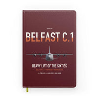 Thumbnail for Short Belfast C.1 design on dark red notebook