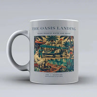 Thumbnail for VINTAGE G4331 - The Oasis Landing - Ceramic Mug design on lightgray
