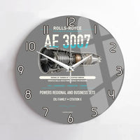 Thumbnail for AE 3007 design on gray no frame wall clock