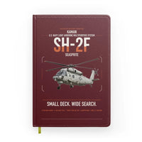 Thumbnail for Kaman SH-2F Seasprite design on dark red notebook
