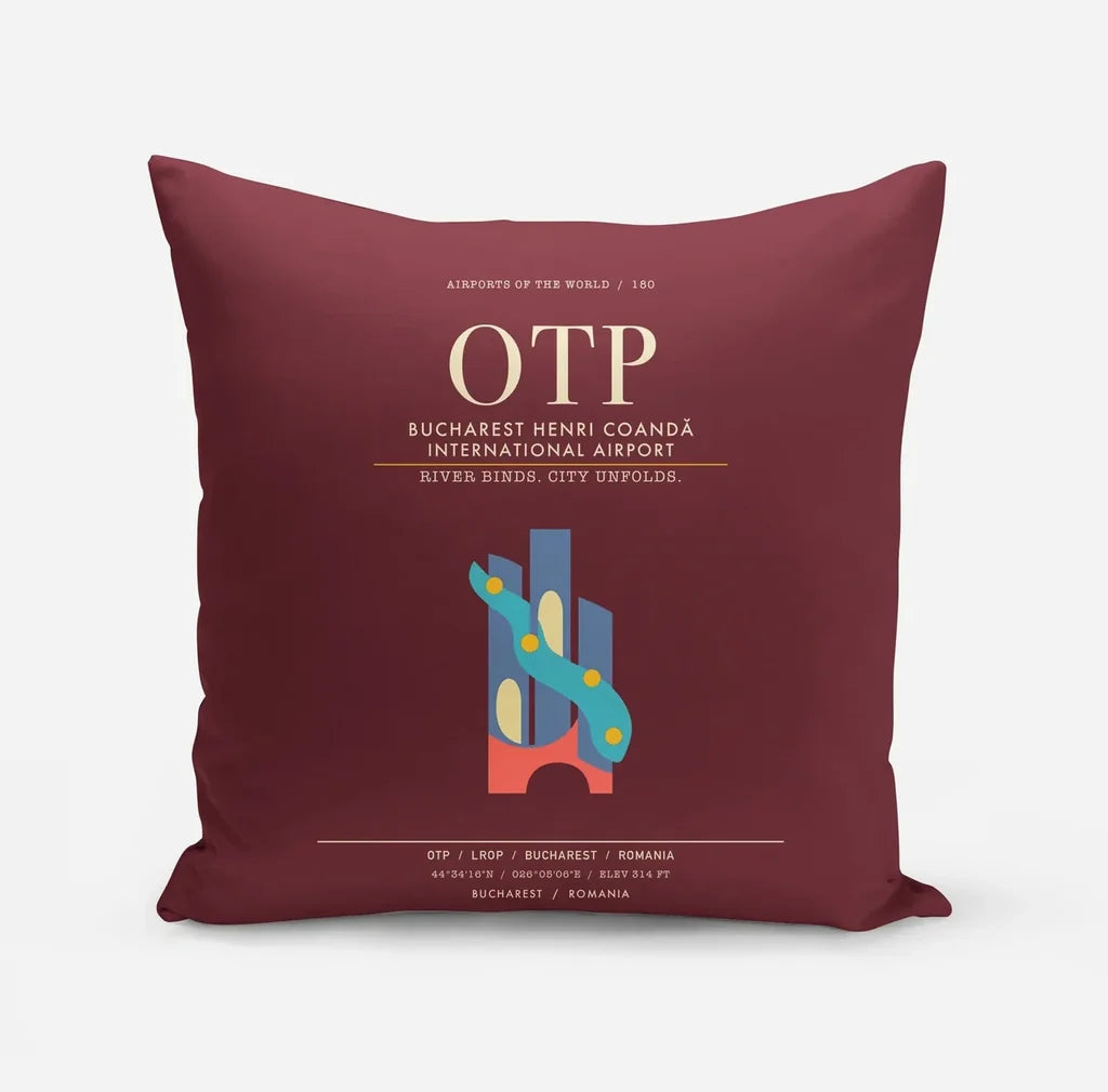 Bucharest Henri Coanda International Airport OTP - Dark Red
