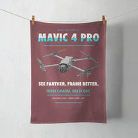 Thumbnail for DJI Mavic 4 Pro design on dark red towel