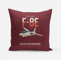 Thumbnail for F-8E Crusader design on dark red pillow