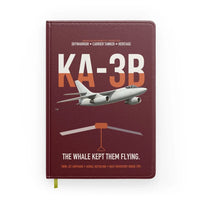 Thumbnail for KA-3B Skywarrior design on dark red notebook