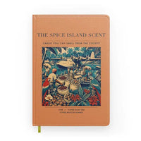 Thumbnail for VINTAGE G4279 - The Spice Island Scent - Designed Notebooks design on orange