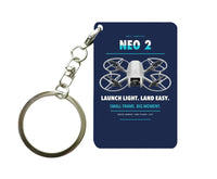 Thumbnail for DJI Neo 2 Key Chain design on navy blue key chain