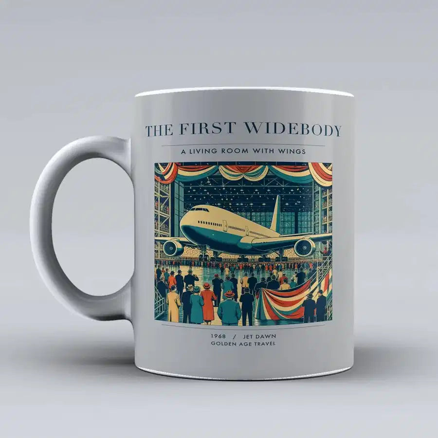 VINTAGE G4134 - The First Widebody - Ceramic Mug design on lightgray