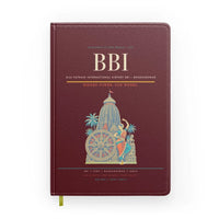 Thumbnail for Biju Patnaik International Airport (BBI) design on dark red notebook
