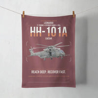 Thumbnail for Leonardo HH-101A Caesar design on dark red towel