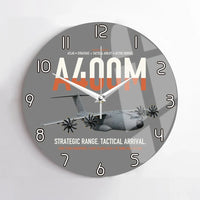 Thumbnail for Airbus A400M Atlas design on gray no frame wall clock