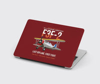 Thumbnail for F3F-2 Last Biplane First Fight design on dark red MacBook case