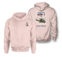 Thumbnail for Korea Aerospace Industries KUH-1 Surion design on pink double-side hoodie, double-side print