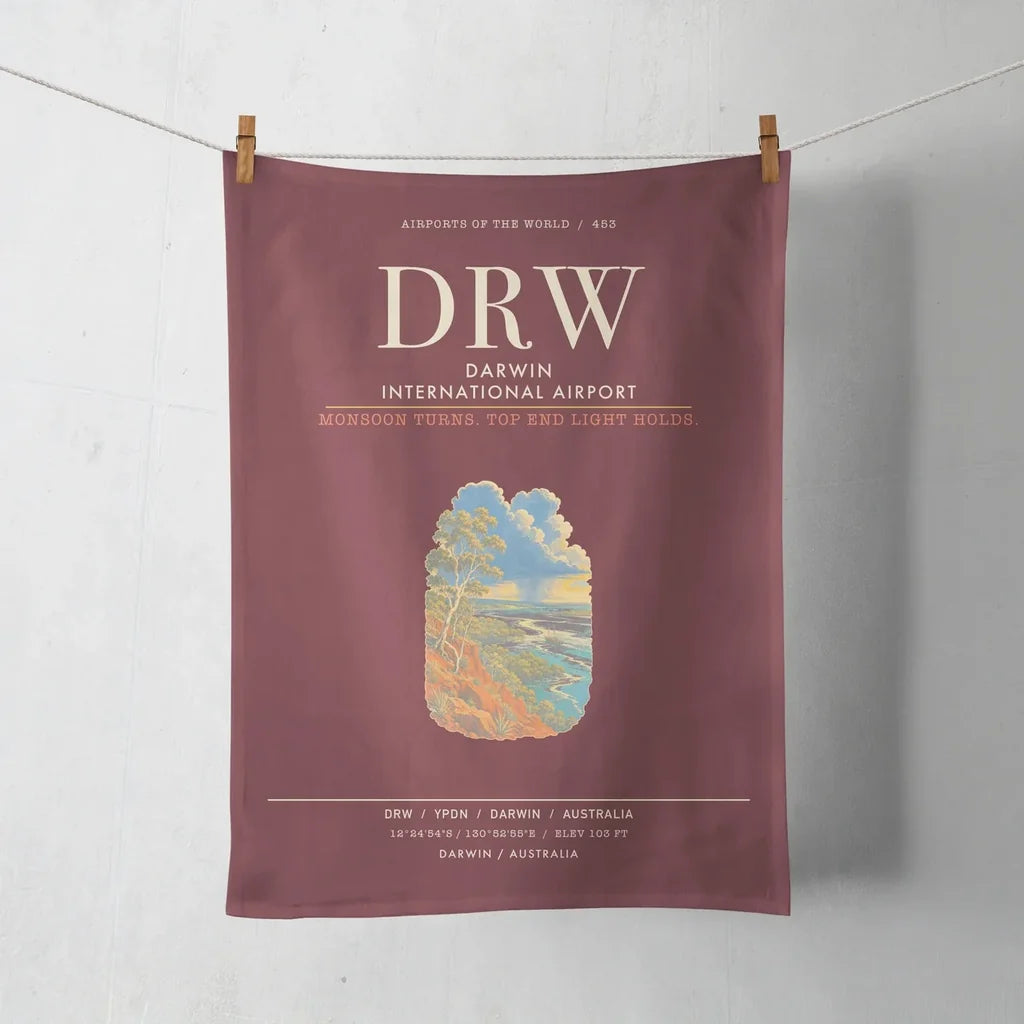 Darwin International Airport DRW - Dark Red