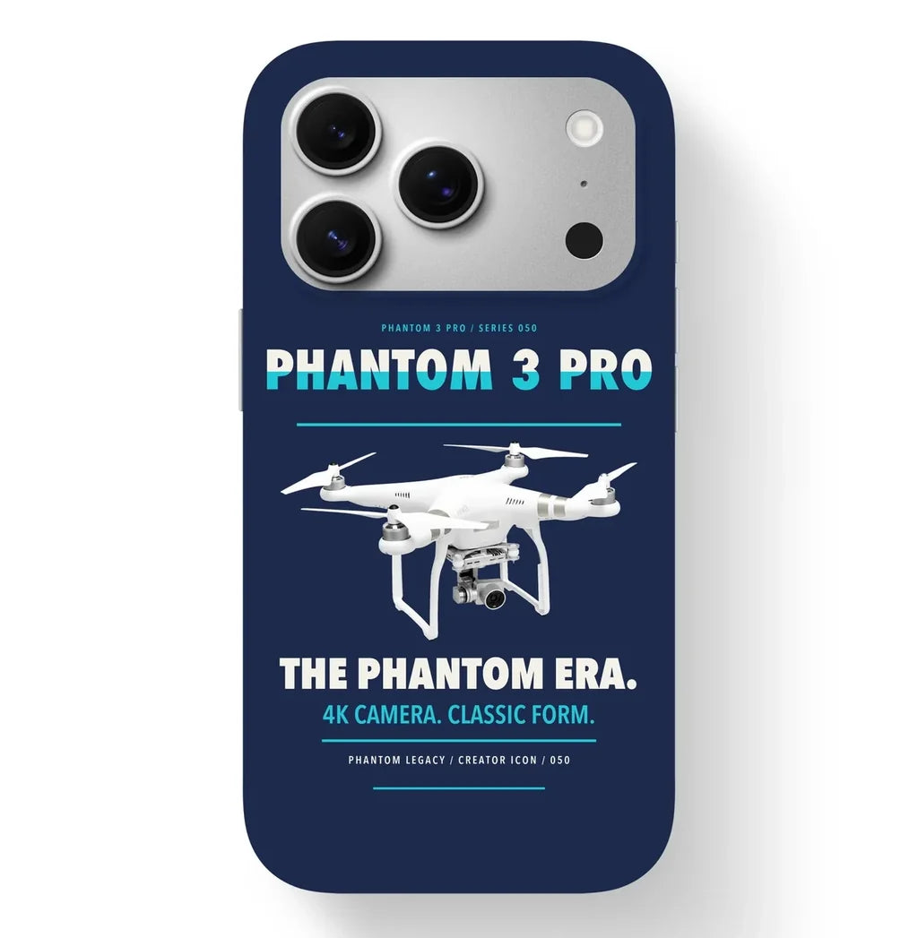 DJI Phantom 3 Professional Case design on navy blue iphone case