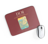 Thumbnail for Dalaman Airport (DLM) design on dark red rectangle mouse pad