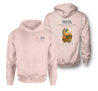 Thumbnail for Manhattan Regional Airport (MHK) design on pink double-side hoodie