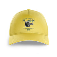 Thumbnail for PW1100G-JM design on yellow printed hat