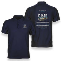 Thumbnail for CJ610 design on navy blue polo