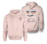 Thumbnail for KC-130T NP2000 design on pink double-side hoodie, double-side print