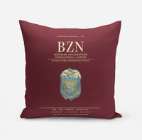 Thumbnail for Bozeman Yellowstone International Airport BZN - Dark Red