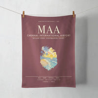 Thumbnail for Chennai International Airport MAA - Dark Red