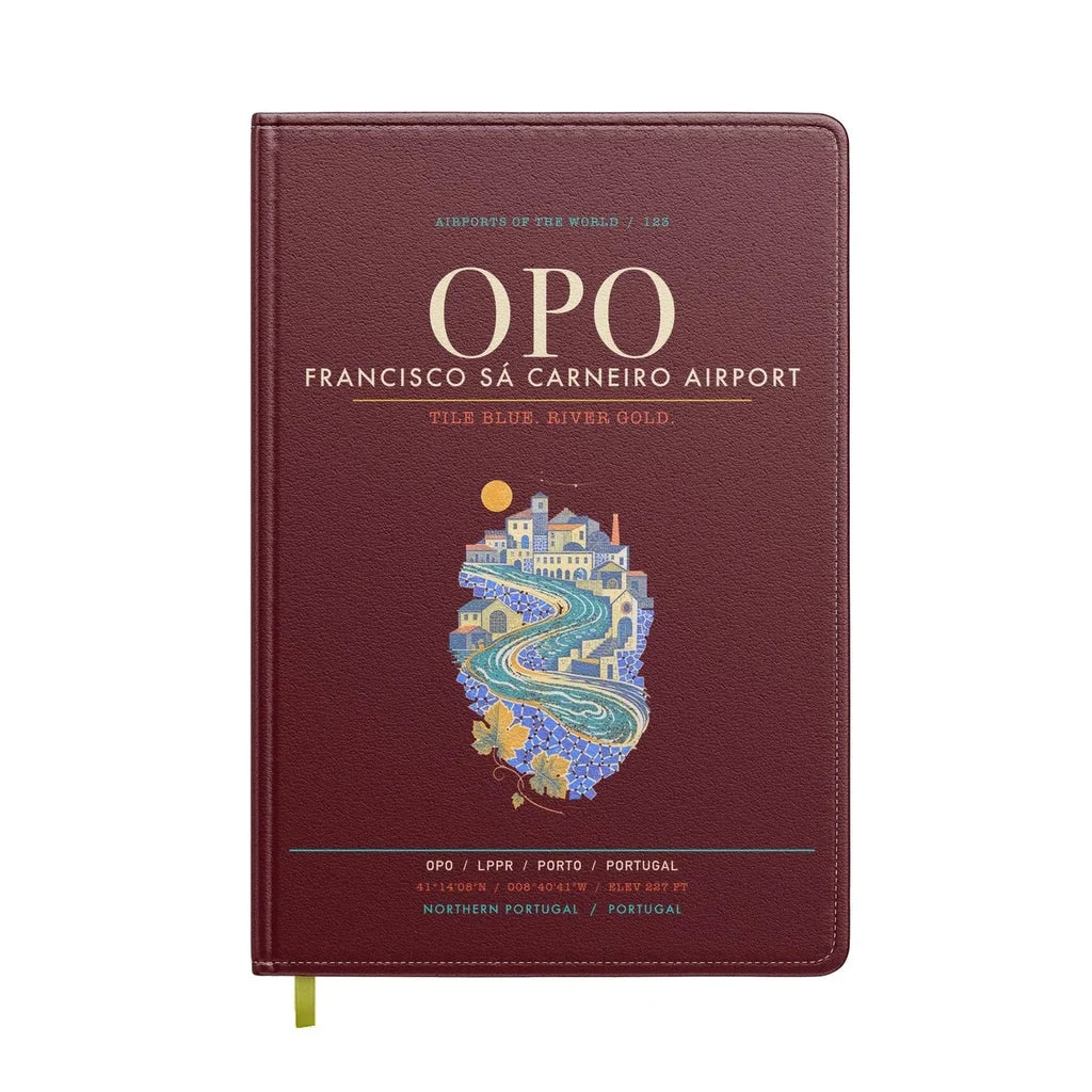 Porto Francisco Sa Carneiro Airport OPO - Douro Azulejo Current - Dark Red