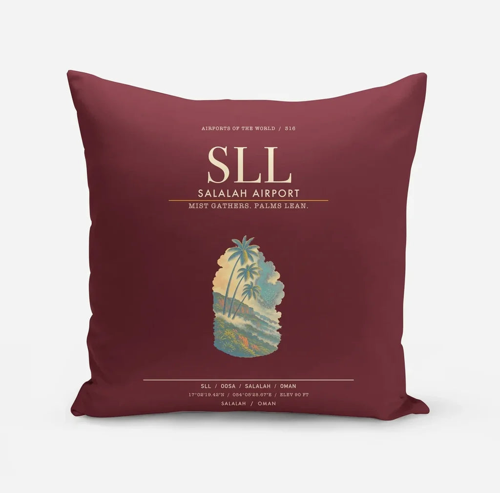 Salalah Airport SLL - Dark Red