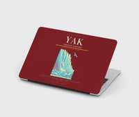 Thumbnail for Yakutat Airport (YAK) design on dark red MacBook case
