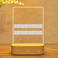 Thumbnail for Pilot Epaulettes (Silver) 2 Lines Designed Night Lamp - view 12