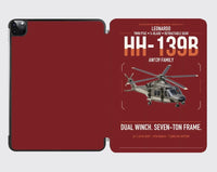 Thumbnail for Leonardo HH-139B design on dark red ipad tablet case