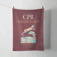 Thumbnail for Casper–Natrona County International Airport (CPR) design on dark red towel
