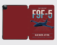 Thumbnail for F9F-5 Panther design on dark red ipad tablet case