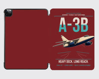 Thumbnail for A-3B Skywarrior design on dark red ipad tablet case