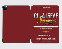 Thumbnail for Canadair CL-415EAF design on dark red ipad tablet case