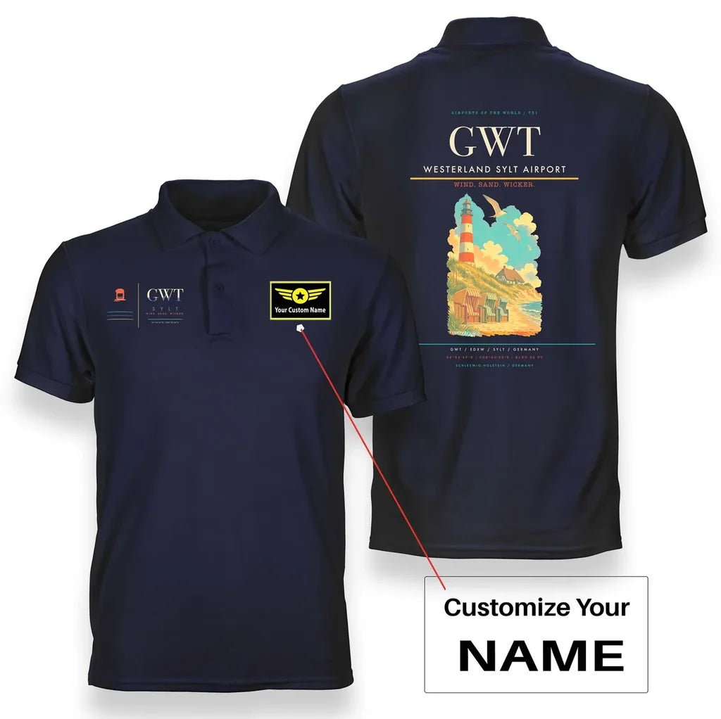 Westerland Sylt Airport GWT Navy Blue+Name